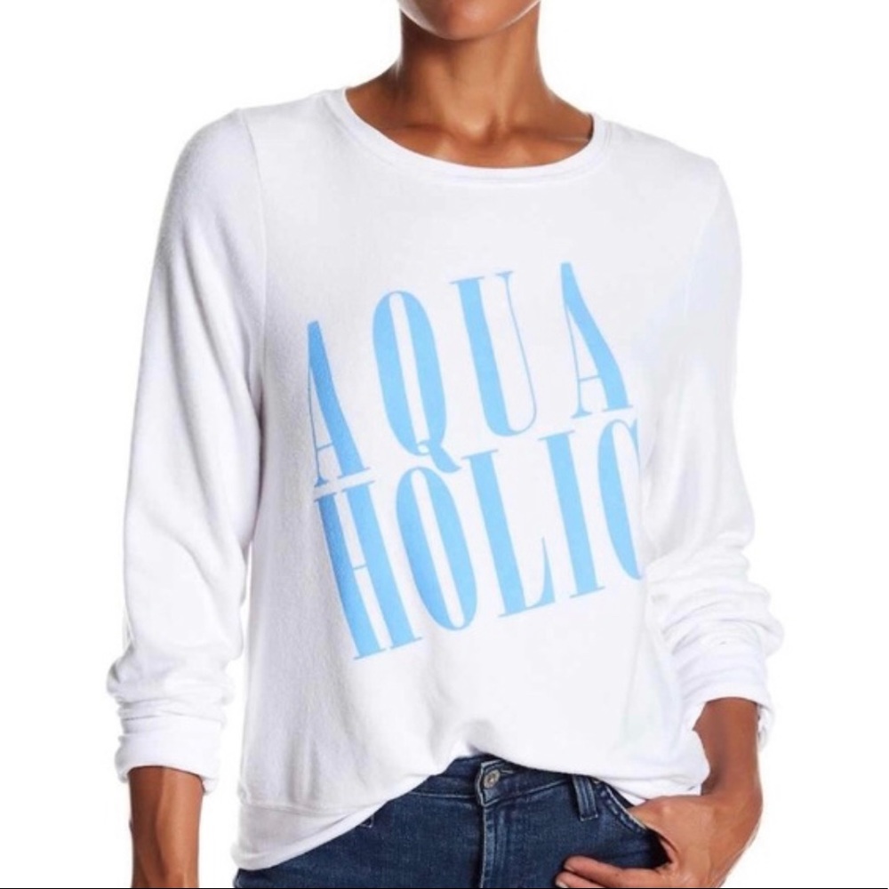 Wildfox “Aquaholic” Sweater